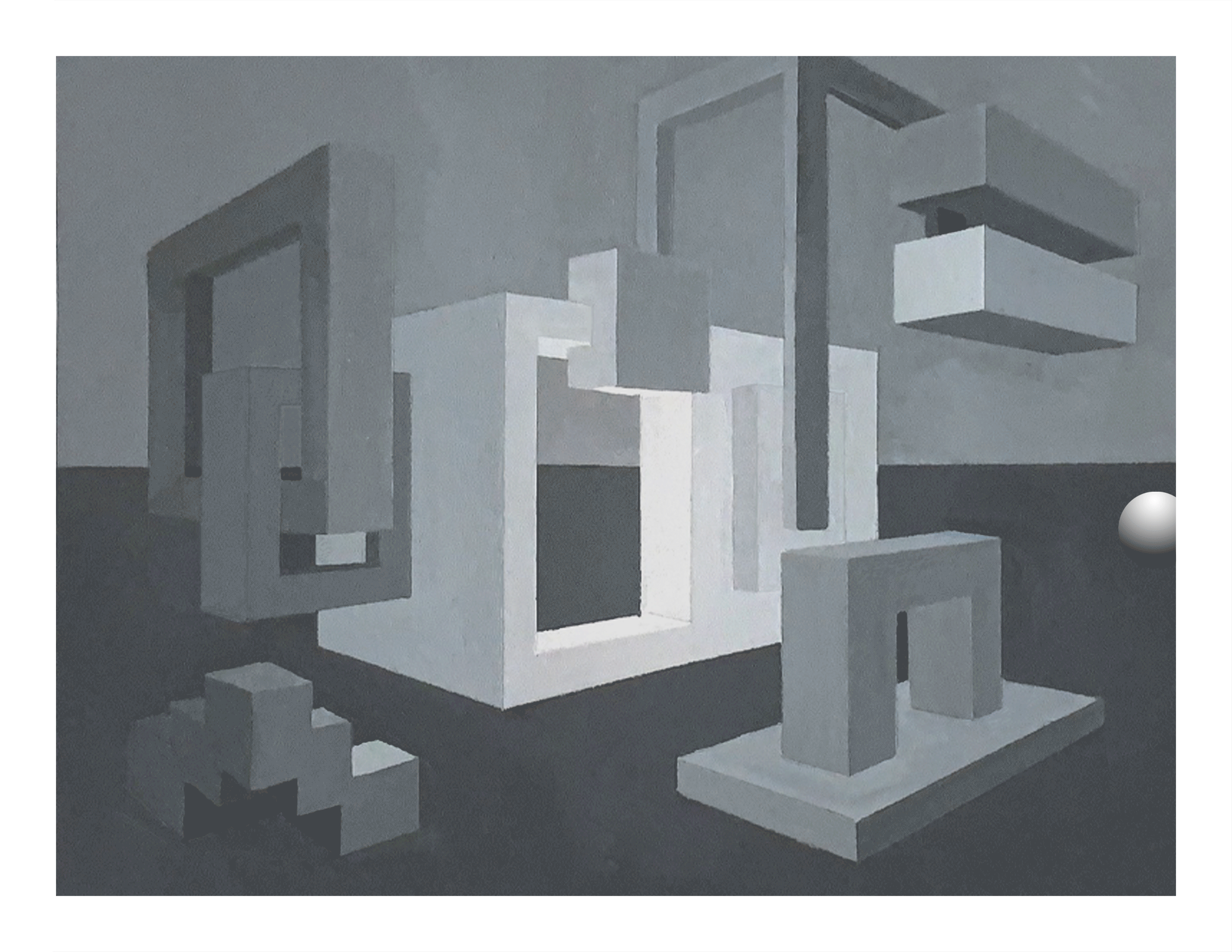 2 point perspective drawing ball animation